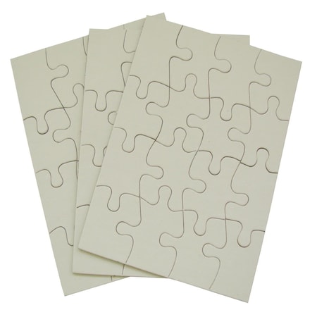 Actividad 4 x 5.5 in. Puzzle-It Blank Puzzles, 24 Piece AC2626214